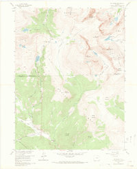 Download a high-resolution, GPS-compatible USGS topo map for Mount Evans, CO (1970 edition)