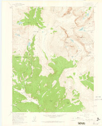 Download a high-resolution, GPS-compatible USGS topo map for Mount Evans, CO (1962 edition)