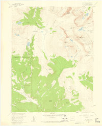 Download a high-resolution, GPS-compatible USGS topo map for Mount Evans, CO (1959 edition)