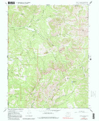 Download a high-resolution, GPS-compatible USGS topo map for Mount Guero, CO (1992 edition)