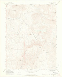 Download a high-resolution, GPS-compatible USGS topo map for Mount Guero, CO (1968 edition)