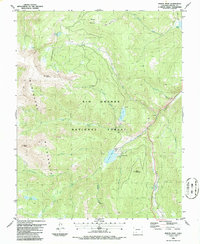 Download a high-resolution, GPS-compatible USGS topo map for Mount Hope, CO (1986 edition)