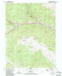 Download a high-resolution, GPS-compatible USGS topo map for Mount Logan, CO (1987 edition)
