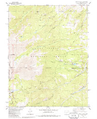 Download a high-resolution, GPS-compatible USGS topo map for Mount Ouray, CO (1986 edition)
