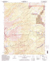 Download a high-resolution, GPS-compatible USGS topo map for Mount Ouray, CO (1998 edition)