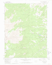 Download a high-resolution, GPS-compatible USGS topo map for Mount Ouray, CO (1981 edition)
