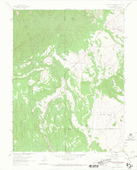 preview thumbnail of historical topo map of Fremont County, CO in 1961