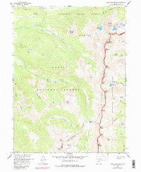 Download a high-resolution, GPS-compatible USGS topo map for Mount Richthofen, CO (1988 edition)