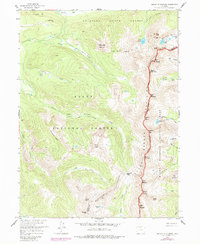 Download a high-resolution, GPS-compatible USGS topo map for Mount Richthofen, CO (1988 edition)