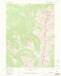 Download a high-resolution, GPS-compatible USGS topo map for Mount Richthofen, CO (1973 edition)