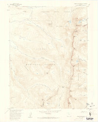 Download a high-resolution, GPS-compatible USGS topo map for Mount Richthofen, CO (1959 edition)