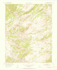 Download a high-resolution, GPS-compatible USGS topo map for Mount Tyndall, CO (1956 edition)