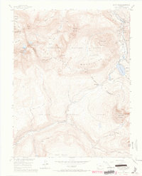 Download a high-resolution, GPS-compatible USGS topo map for Mount Wilson, CO (1966 edition)