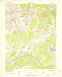 Download a high-resolution, GPS-compatible USGS topo map for Mount Wilson, CO (1954 edition)