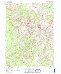 preview thumbnail of historical topo map of Routt County, CO in 1955
