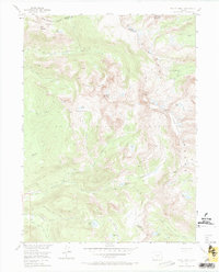 Download a high-resolution, GPS-compatible USGS topo map for Mount Zirkel, CO (1984 edition)