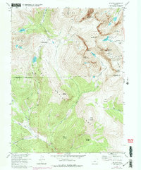 Download a high-resolution, GPS-compatible USGS topo map for Mt Evans, CO (1976 edition)