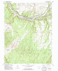 Download a high-resolution, GPS-compatible USGS topo map for Naturita, CO (1994 edition)