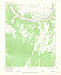 Download a high-resolution, GPS-compatible USGS topo map for Naturita, CO (1968 edition)