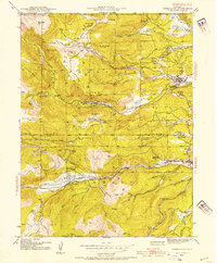 Download a high-resolution, GPS-compatible USGS topo map for Nederland, CO (1954 edition)