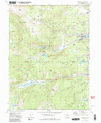 Download a high-resolution, GPS-compatible USGS topo map for Nederland, CO (1985 edition)