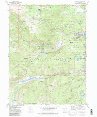 Download a high-resolution, GPS-compatible USGS topo map for Nederland, CO (1985 edition)