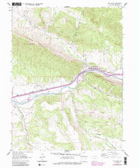 Download a high-resolution, GPS-compatible USGS topo map for New Castle, CO (1988 edition)