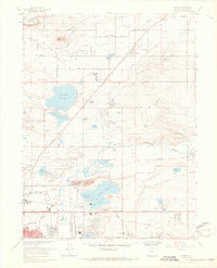 preview thumbnail of historical topo map of Niwot, CO in 1967