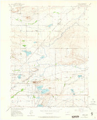 1950 Map of Niwot, 1964 Print