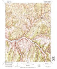 Download a high-resolution, GPS-compatible USGS topo map for No Name Ridge, CO (1985 edition)