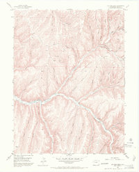 Download a high-resolution, GPS-compatible USGS topo map for No Name Ridge, CO (1972 edition)
