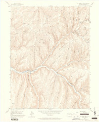 Download a high-resolution, GPS-compatible USGS topo map for No Name Ridge, CO (1964 edition)