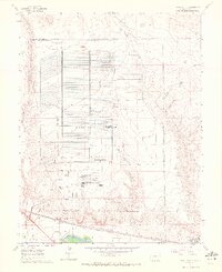 preview thumbnail of historical topo map of Pueblo County, CO in 1960