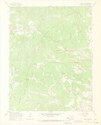 Download a high-resolution, GPS-compatible USGS topo map for North Pass, CO (1970 edition)
