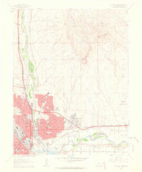 Download a high-resolution, GPS-compatible USGS topo map for Northeast Pueblo, CO (1963 edition)