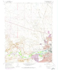 Download a high-resolution, GPS-compatible USGS topo map for Northwest Pueblo, CO (1974 edition)