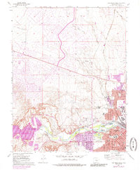 Download a high-resolution, GPS-compatible USGS topo map for Northwest Pueblo, CO (1985 edition)