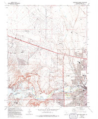 Download a high-resolution, GPS-compatible USGS topo map for Northwest Pueblo, CO (1994 edition)