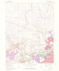 Download a high-resolution, GPS-compatible USGS topo map for Northwest Pueblo, CO (1976 edition)
