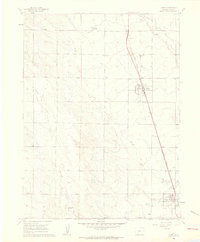 Download a high-resolution, GPS-compatible USGS topo map for Nunn, CO (1962 edition)
