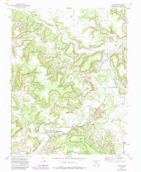 Download a high-resolution, GPS-compatible USGS topo map for O V Mesa, CO (1985 edition)