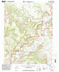 Download a high-resolution, GPS-compatible USGS topo map for O V Mesa, CO (2000 edition)