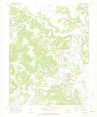 Download a high-resolution, GPS-compatible USGS topo map for O V Mesa, CO (1976 edition)