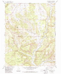 Download a high-resolution, GPS-compatible USGS topo map for Oak Brush Hill, CO (1984 edition)