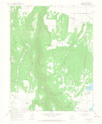 Download a high-resolution, GPS-compatible USGS topo map for Oak Hill, CO (1968 edition)