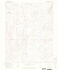 Download a high-resolution, GPS-compatible USGS topo map for Oakbrush Ridge, CO (1967 edition)