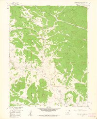 preview thumbnail of historical topo map of Park County, CO in 1958