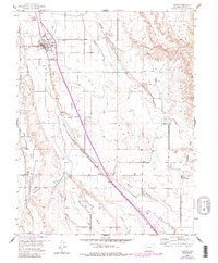 Download a high-resolution, GPS-compatible USGS topo map for Olathe, CO (1984 edition)