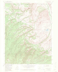 preview thumbnail of historical topo map of Larimer County, CO in 1955