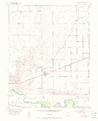 1954 Map of Olney Springs, 1956 Print
